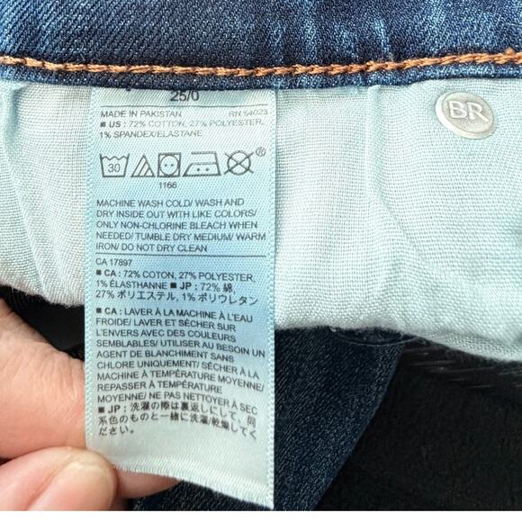 Banana Republic Factory Bermuda Denim Long Shorts Size 25/0 - Picture 8 of 8